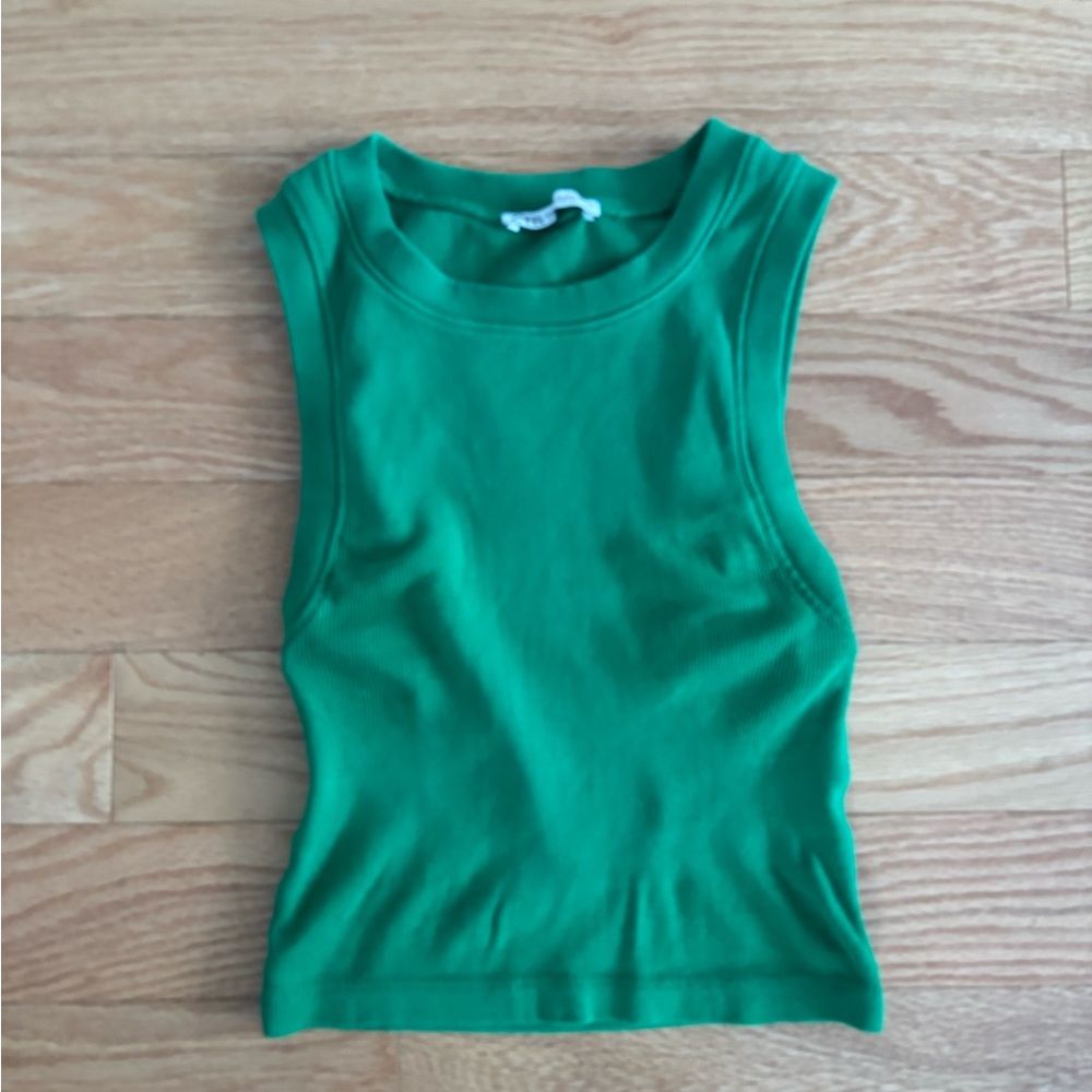 Zara Vibrant Green Tank Top